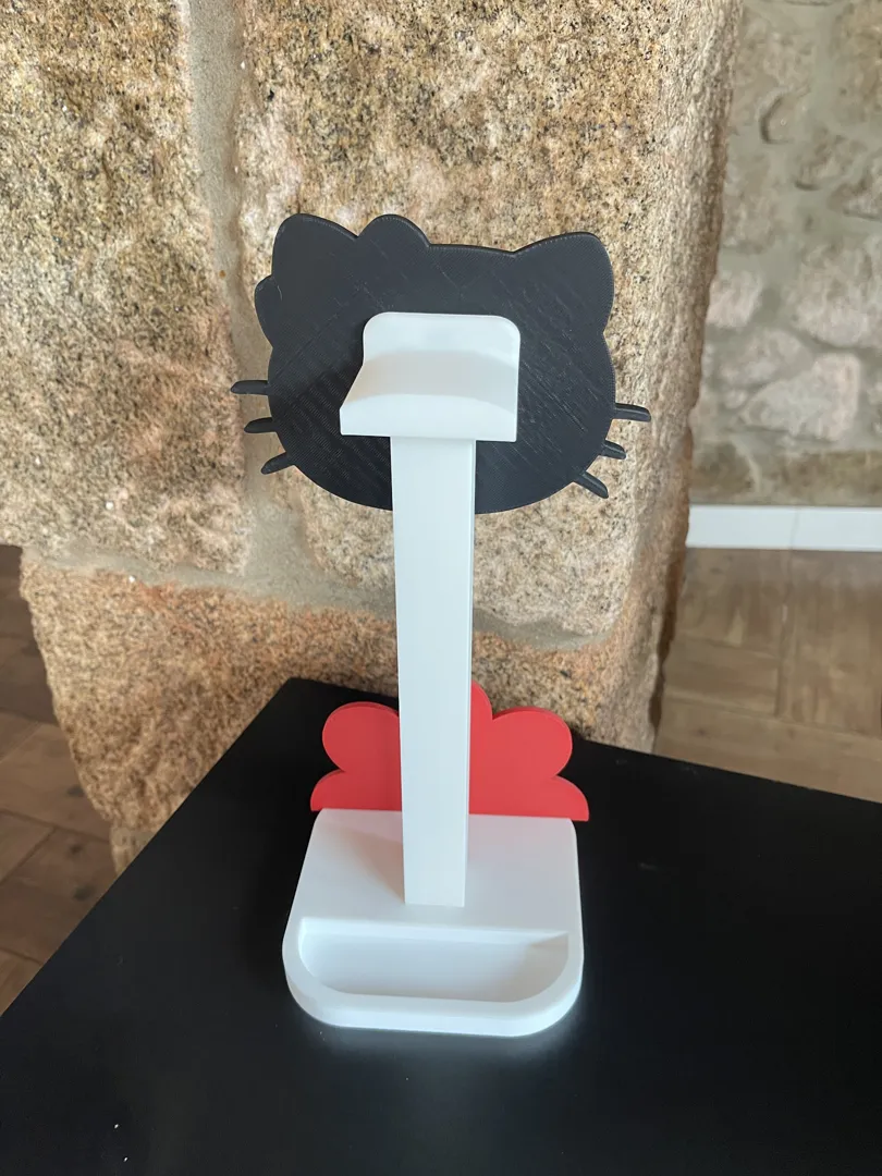 Suporte para Headset Hello Kitty