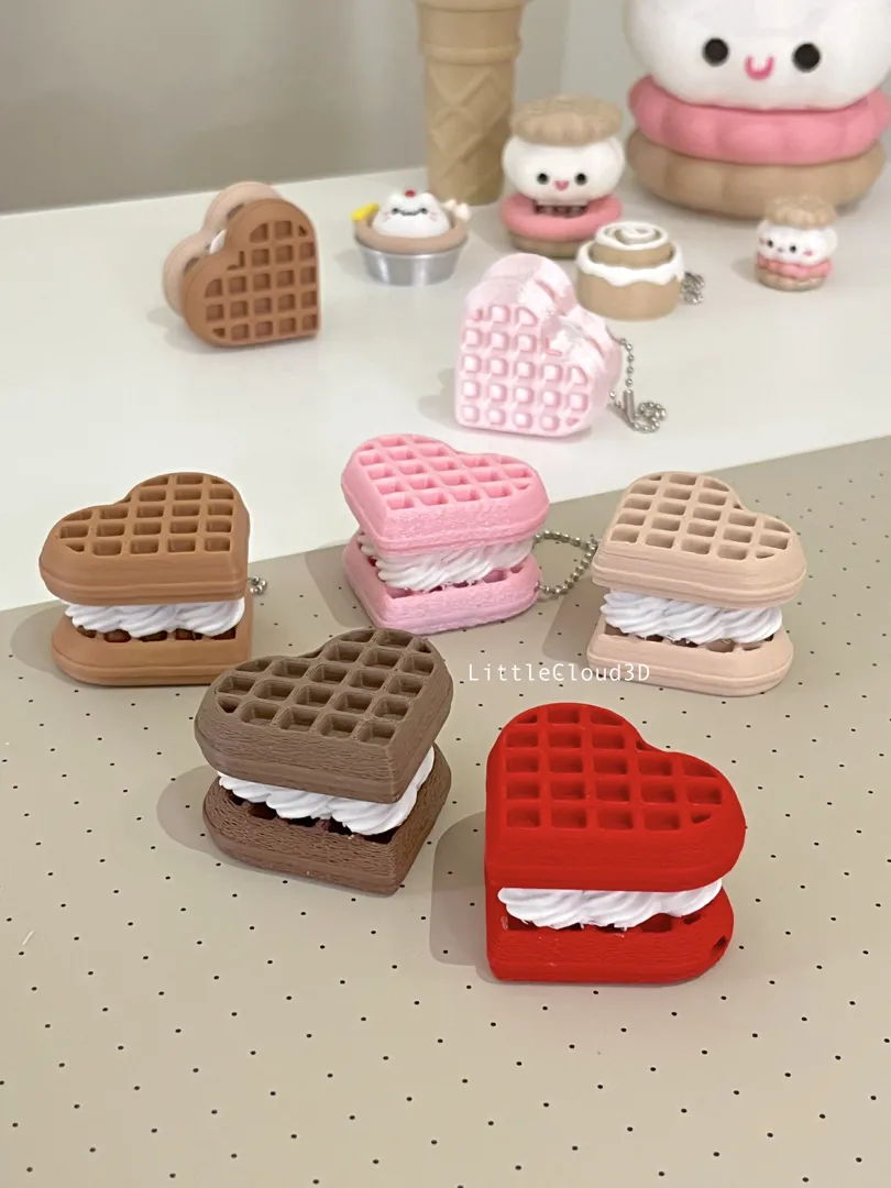 Waffle de Coração — Fidget