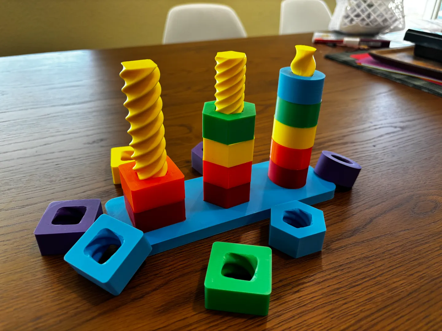 Brinquedo de Formas Giratórias