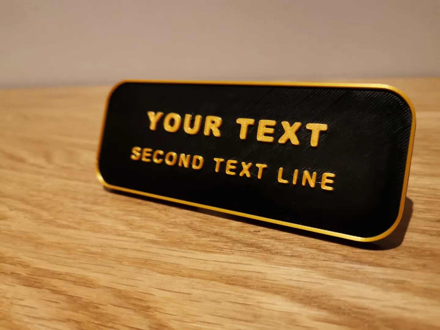 Plaquinha de Nome Personalizável