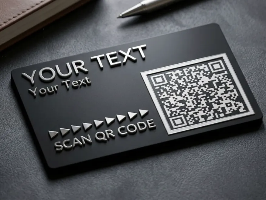 Cartão de Visita Personalizável com QR Code