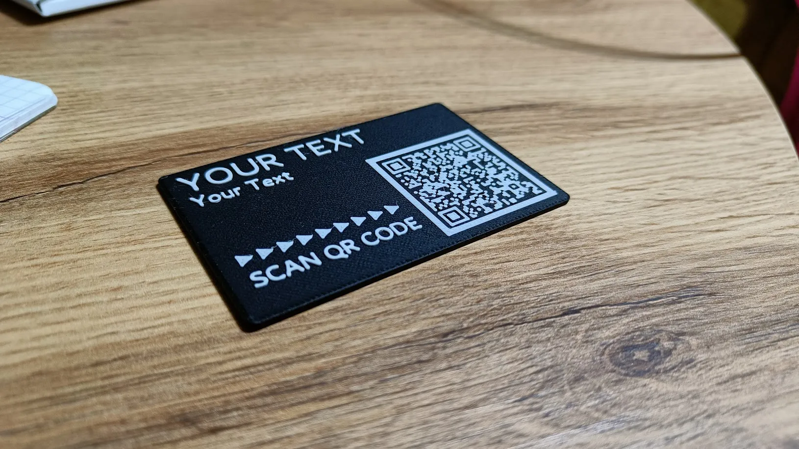 Cartão de Visita Personalizável com QR Code