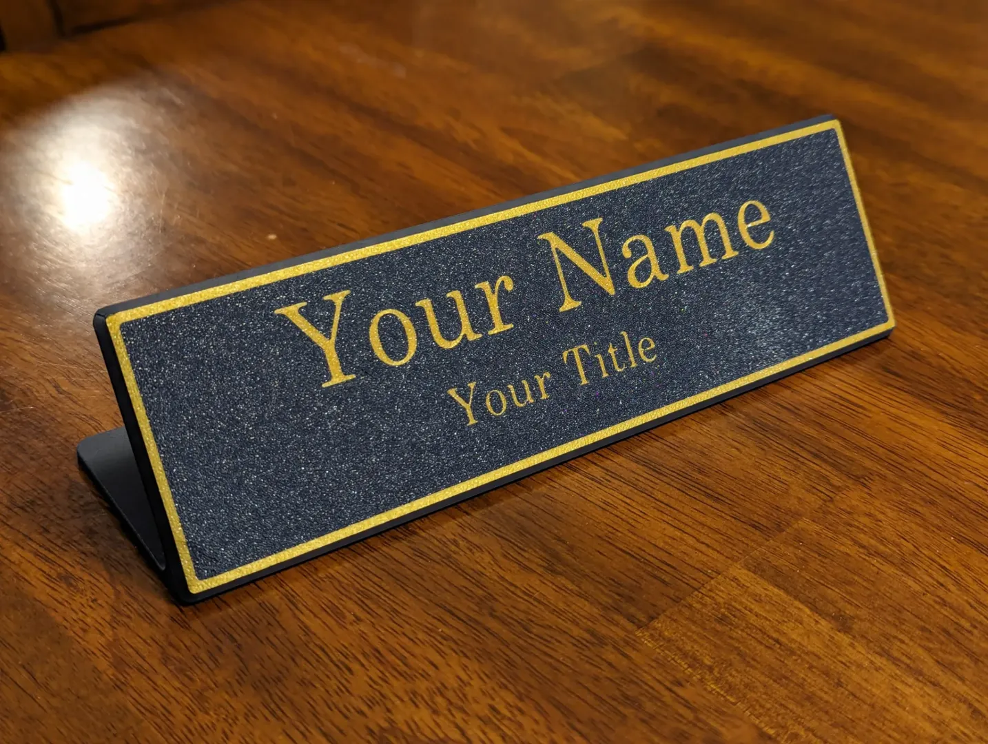 Placa de Nome Personalizável