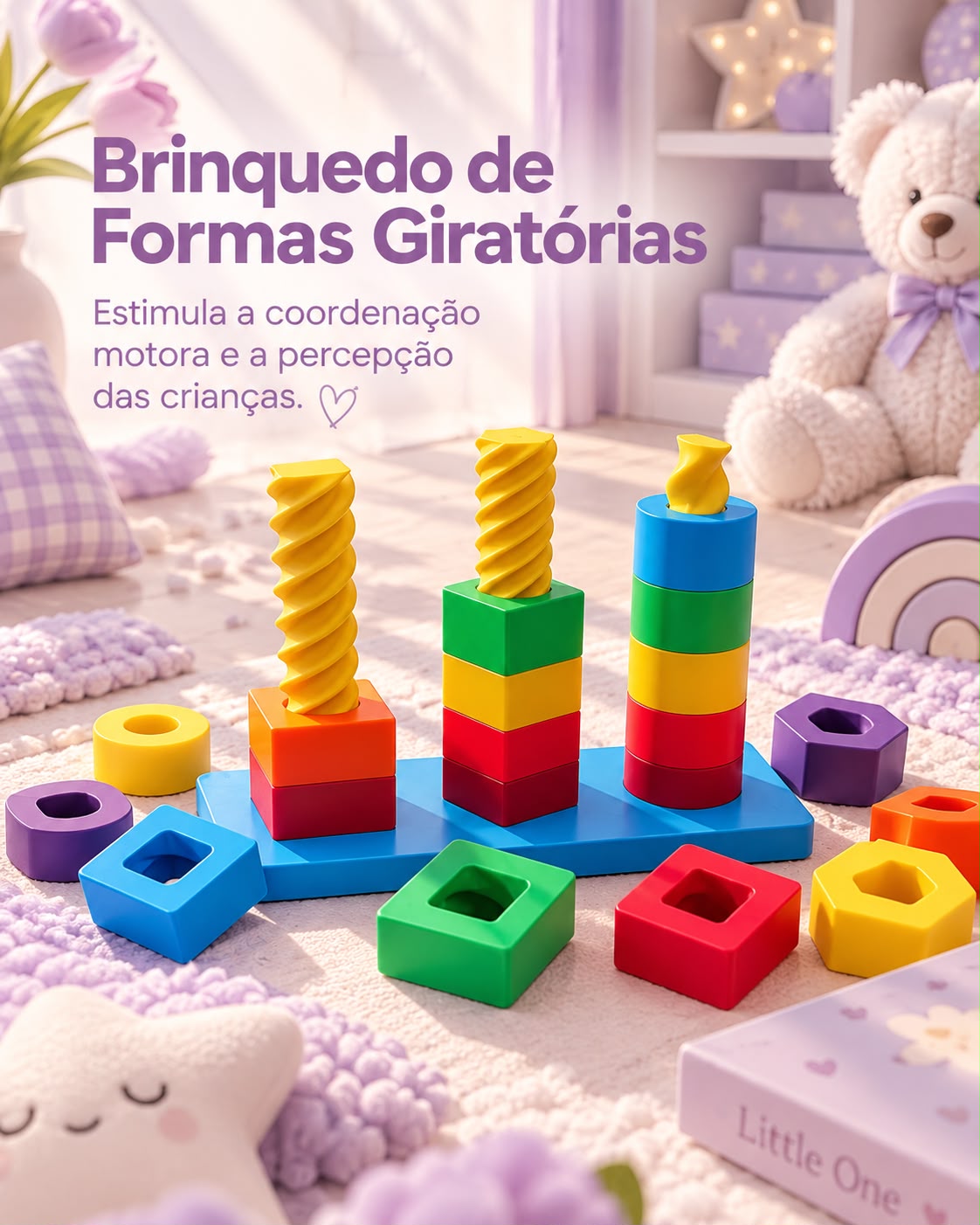 Brinquedo de Formas Giratórias