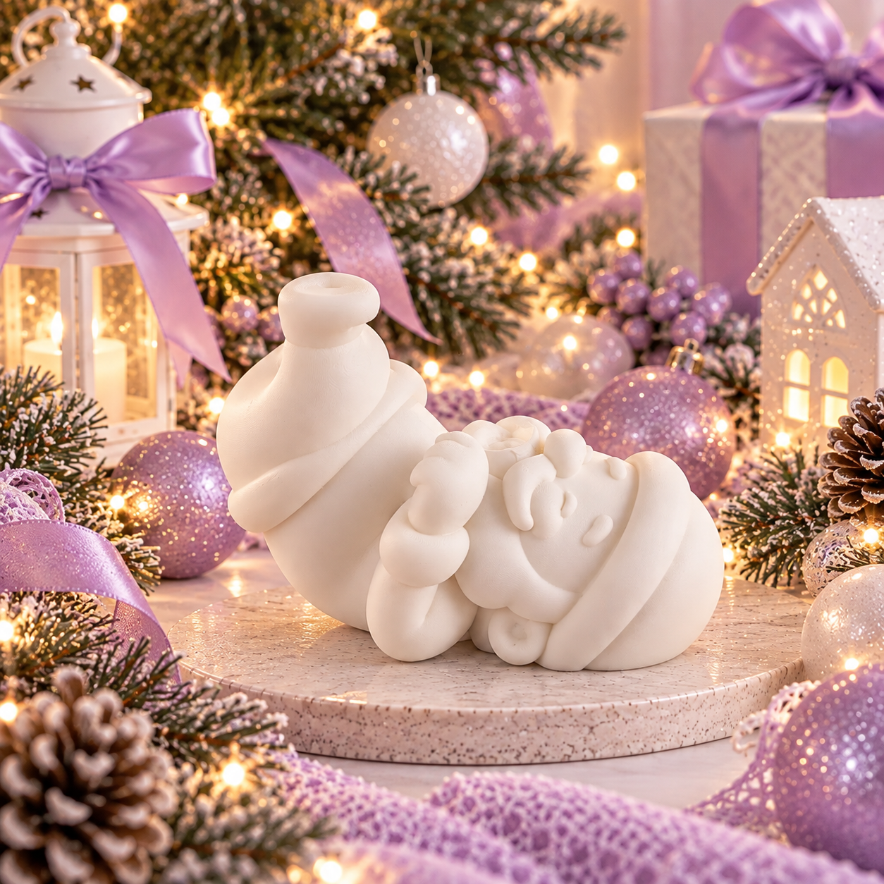 Porta-Garrafa Papai Noel