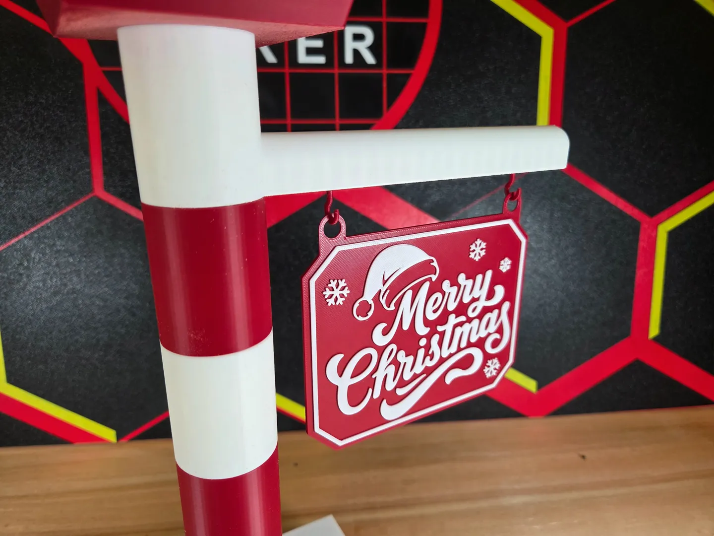 Luminária Poste de Natal