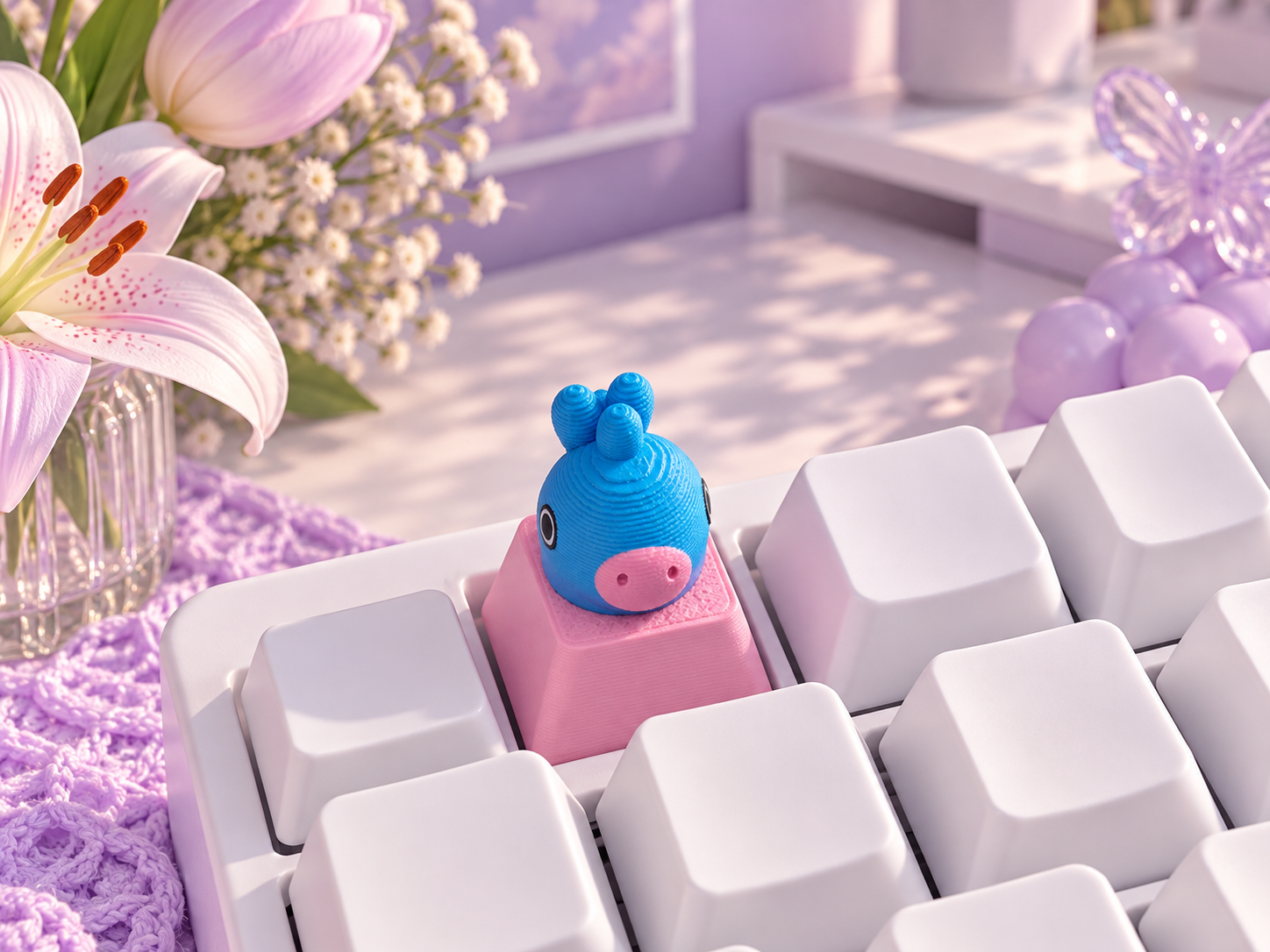 Keycap  - Mang BT21 (BTS)