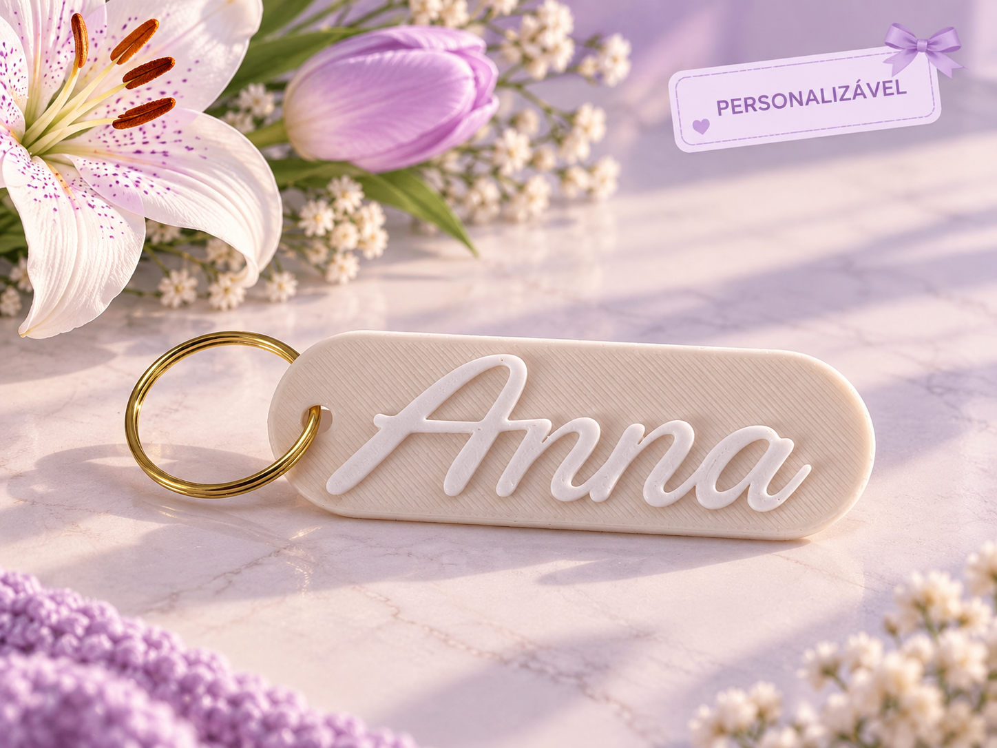Chaveiro Personalizável — Nome